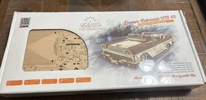 Gears Mechanical Wooden 3D Puzzle Model Dream Cabriolet VM-05 (NEW -SEALED) - Picture 1 of 6