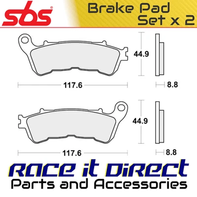 Pastillas de freno para HONDA CB 1100 ABS 2013-2015 Front Street SBS Foto 1 de 4