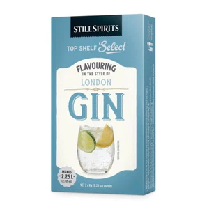 Still Spirits Top Shelf Select London Gin Essences 2 Sachets Makes 2.25L Classic - Foto 1 di 2