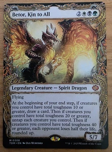 MTG - Betor, Kin to All-Spirit Dragon Borderless, Regular TDM - MINT MYTHIC 0308 - Picture 1 of 2