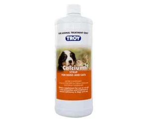 Troy Calcium Syrup 250ml Daily Calcium Supplement for Dogs & Cats - Picture 1 of 1