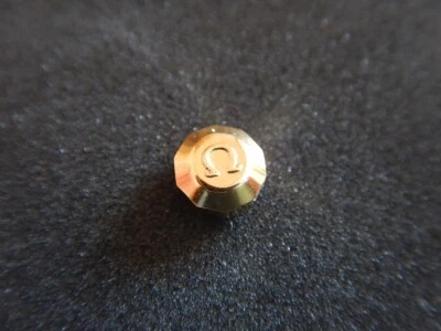 COURONNE PIE PAN OMEGA PLAQUÉE OR JAUNE CROWN Ø 5 mm TIGE 0,9 mm Thick 3 mm