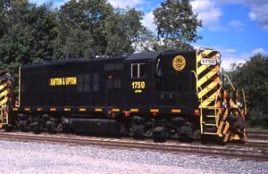 Original Slide: Grafton & Upton GP9R 1750 - ex BCLR / P&W / CR - Later scrapped - Picture 1 of 1