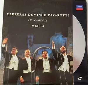 Carreras, Domingo, Pavarotti, Mehta – In Concert (Laserdisc, 1990) Classical - Imagen 1 de 4