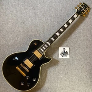 Edwards By ESP Les Paul Custom Black Electric Guitar E-LP-85CD Duncan MIJ #1 - Picture 1 of 24