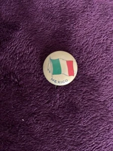 Flags of the World PIN, "MEXICO" 1920's antique free shipping - Picture 1 of 3
