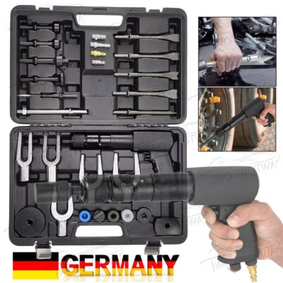 Vibro-Druckluftmeißel Satz Meißelhammer Werkzeug Set KFZ Meißel Schraubenlöser - Bild 1 von 4