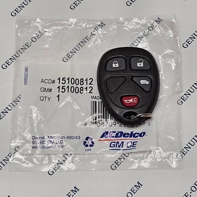 Buick Chevrolet Pontiac Saturn 2005 entrada remota sin llave 15100812 Kobgt04A OEM Foto 1 de 2