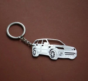 Keychain Range Rover Sport 2015 Key ring high quality stainless steel 1,5mm - Picture 1 of 1