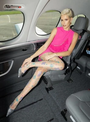 Pantimedias Florales Coloridas Trasparenze Cancún - HECHAS EN ITALIA Foto 1 de 4