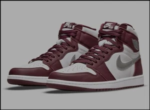Nike Air Jordan 1 Retro High OG Bordeaux 555088-611 Men’s Size 12 New - Picture 1 of 1