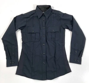 NWOT 30 REG DARK NAVY BLAUER WOMENS 8671W FLEXRS LONG SLEEVE ZIPPER SUPERSHIRT - Picture 1 of 3