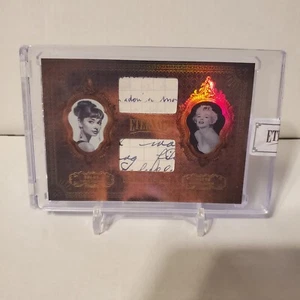 2024 Tagli Eterni Marilyn Monroe Audrey Hepburn DUAL RELIQUIA STORICA 68/99 - Foto 1 di 2