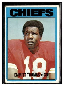 Emmitt Thomas 1972 Topps #157 Kansas City Chiefs Hall of Fame | Rookie RC - Picture 1 of 2