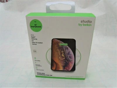 Studio by Belkin 5W Wireless Qi Charging Pad For iPhone and Android BRAND NEW - Image 1 of 2