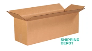 50 ~ 24x8x8" Corrugated Kraft Cardboard Cartons Shipping Packing Box Boxes - Picture 1 of 3