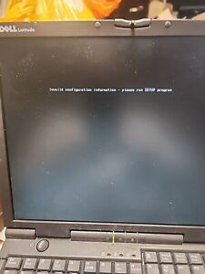 Dell Latitude CPt PPX Latitude C Family Laptop  Not working no battery No Hard 