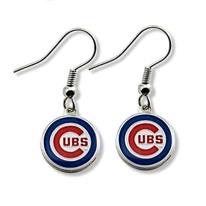MLB Chicago Cubs Logo Dangler Earrings - Bild 1 von 1