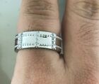 0.24 Ct Round Cut Genuine Diamond Mens Engagement Band Ring Solid 10K Gold 