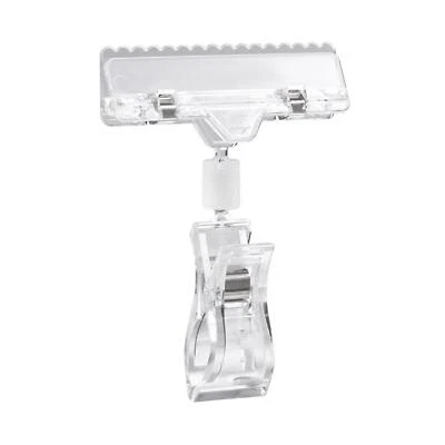 UXCELL 10x Preisschildhalter Preisschild Preisauszeichnung Preisaufsteller Klar 8x11cm