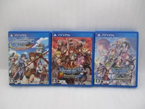 PS VITA The Legend of Heroes Sora no Kiseki Evolution FC SC 3rd 3Games Set Japón - Imagen 1 de 10