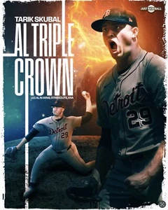 8x10 Photo TARIK SKUBAL Detroit Tigers 2024 Cy Young Pitcher triple crown - Picture 1 of 1