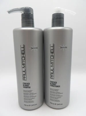 PAUL MITCHELL FOREVER BLONDE SHAMPOO/ CONDITIONER 24 OZ Duo! - Image 1 of 2
