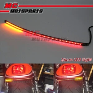 AMP-Z 37cm Smoke With Signal Light LED Tail Light Bar Stripe Tube For ATV 4x4 - Picture 1 of 5