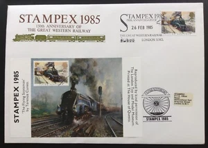 GB 1985 Stampex Karte/Blatt auf Stampex Great Western Railway Cover London SW1 SHS - Bild 1 von 2