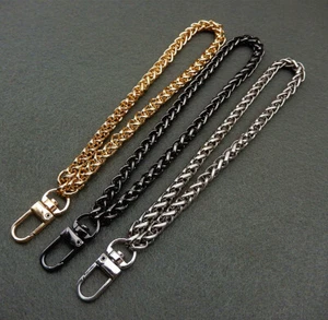 Cartera Bolso de mano Asa de repuesto Cartera sin asas Muñequera Bolso Correa de cadena de metal - Imagen 1 de 5