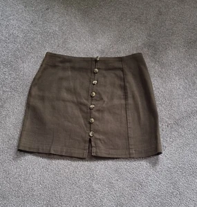 Forever 21 Olive Green Mini Skirt - Picture 1 of 5