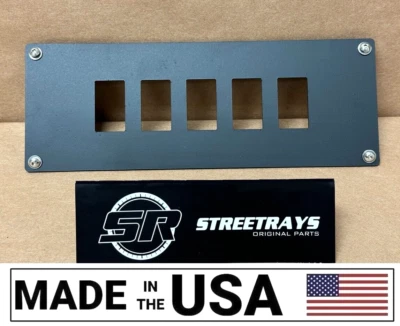 [SR] Center Dash Console Plate Panel 5 Rocker Switch Spot FOR Yamaha Viking UTV - Imagem 1 de 4