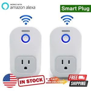 Smart Plug 10A 120V Mini Wifi Outlet, Voice Control, Timer, FCC ETL - Picture 1 of 5