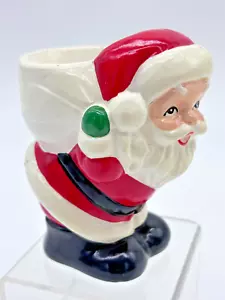 De colección Navidad Lund's Lites Cerámica Santa Claus Juguete Bolsa Caramelo Porta Té - Imagen 1 de 10