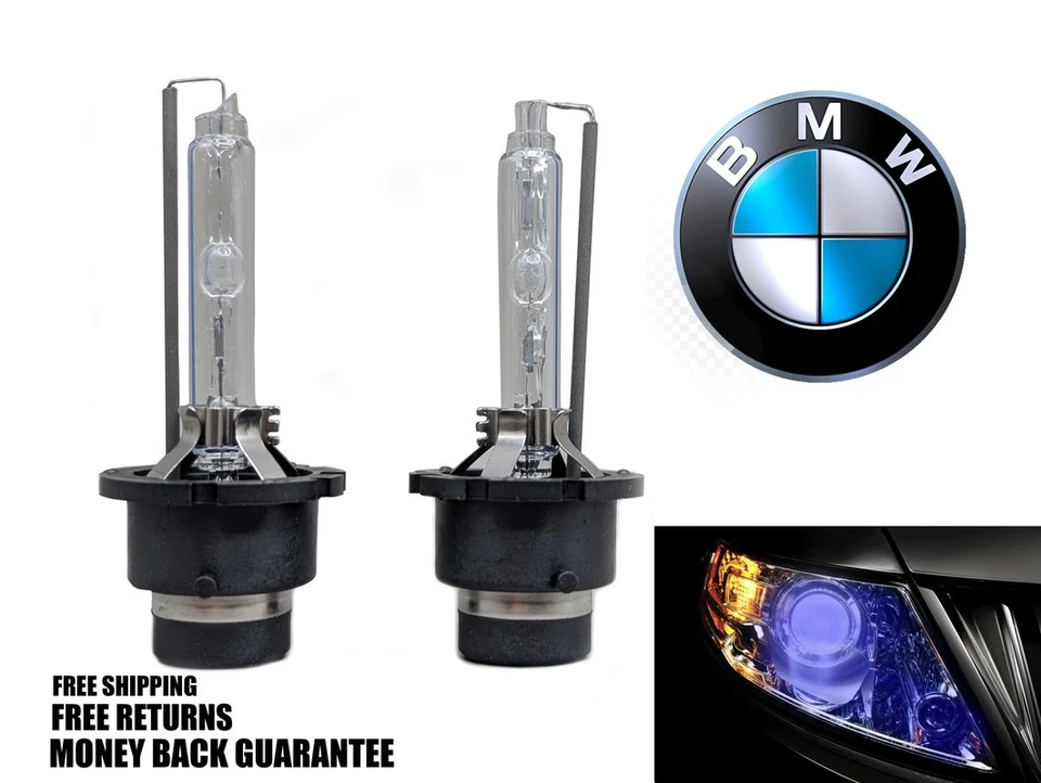 10000K Deep Blue HID Xenon Headlight Bulb for BMW 525I 2001-2005 Low Beam x2 - Image 1 of 1