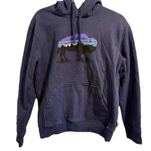 Patagonia Herren Hoodie Gr. Small Kordelzugverschluss Langarm - Bild 1 von 7