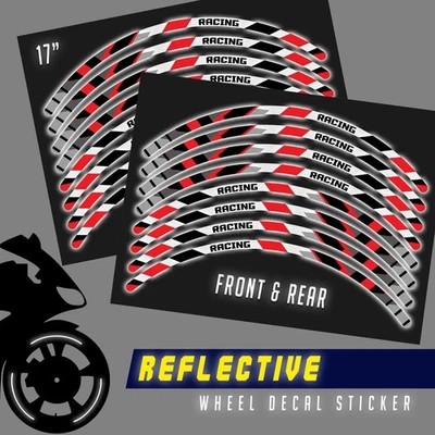 Calcomanías adhesivas reflectantes patrón rojo SH13 para Triumph SPRINT ST / ABS 2005-2013 Foto 1 de 4