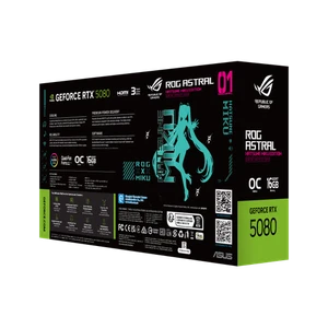 ROG Strix GeForce RTX 5080 16GB Hatsune Miku Edition GDDR7Graphics Card - Picture 1 of 5