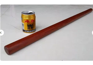 Palo de madera de hierro de forma ovalada madera maciza entrenamiento de artes marciales de kung fu - Imagen 1 de 8