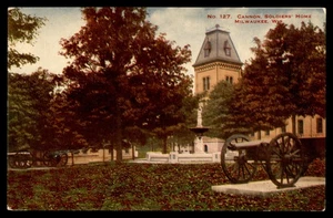 Postal Cannon Soldiers Home, Milwaukee, Wisconsin. - Imagen 1 de 2