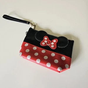 Unbranded Wristlet Red & Black Has Inside Zippered Pocket - Picture 1 of 7