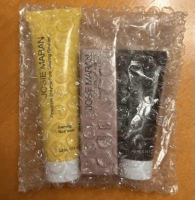 Juego de 3 piezas Josie Maran ~ aceite de argán, mantequilla facial batida, limpiador de piña Foto 1 de 4