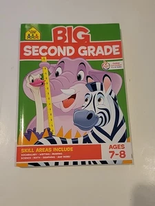 Big Second Grade Workbook: Ages 7-8 Paperback / softback Book The Fast Free - Picture 1 of 2