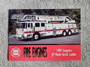 1993 FAMA Bon Air Series 1 #74 1989 Seagrave JP Model Aerial Ladder Maryland  - Picture 1 of 2