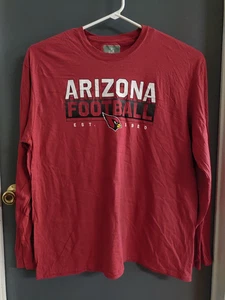 Arizona Cardinals Men's XXL Long Sleeve T-Shirt Red NFL Team Apparel NEVER WORN - Picture 1 of 8