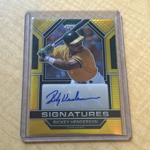 2022 Panini Prizm Rickey Henderson Gold 7/10 - Bild 1 von 9