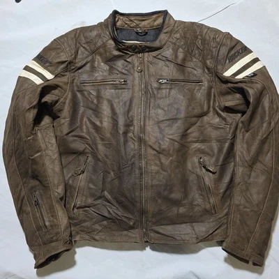 Joe Rocket 1992 Real Leather Motorbike Jacket Mens Medium Detachable Liner Biker - Image 1 of 4