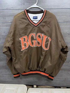 Vintage USA Made Holloway BGSU Windbreaker Jacke Herren L Bowling Grün College - Bild 1 von 13