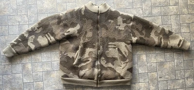 Cabela’s Chaqueta de Lana Cremallera Completa Para Hombres Grande Camuflaje Caza Chaqueta Abrigo Defectos Foto 1 de 4