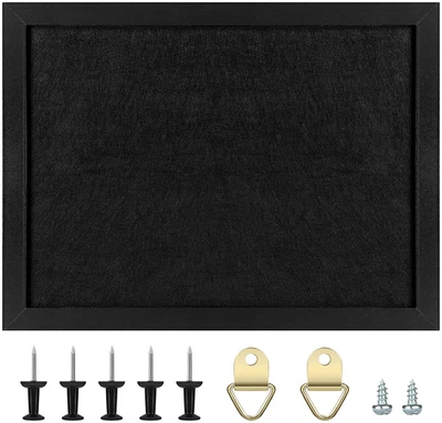 TORASO Cork Board Bulletin Board with FeltWood Framed Display Bulletin Board - Image 1 of 4